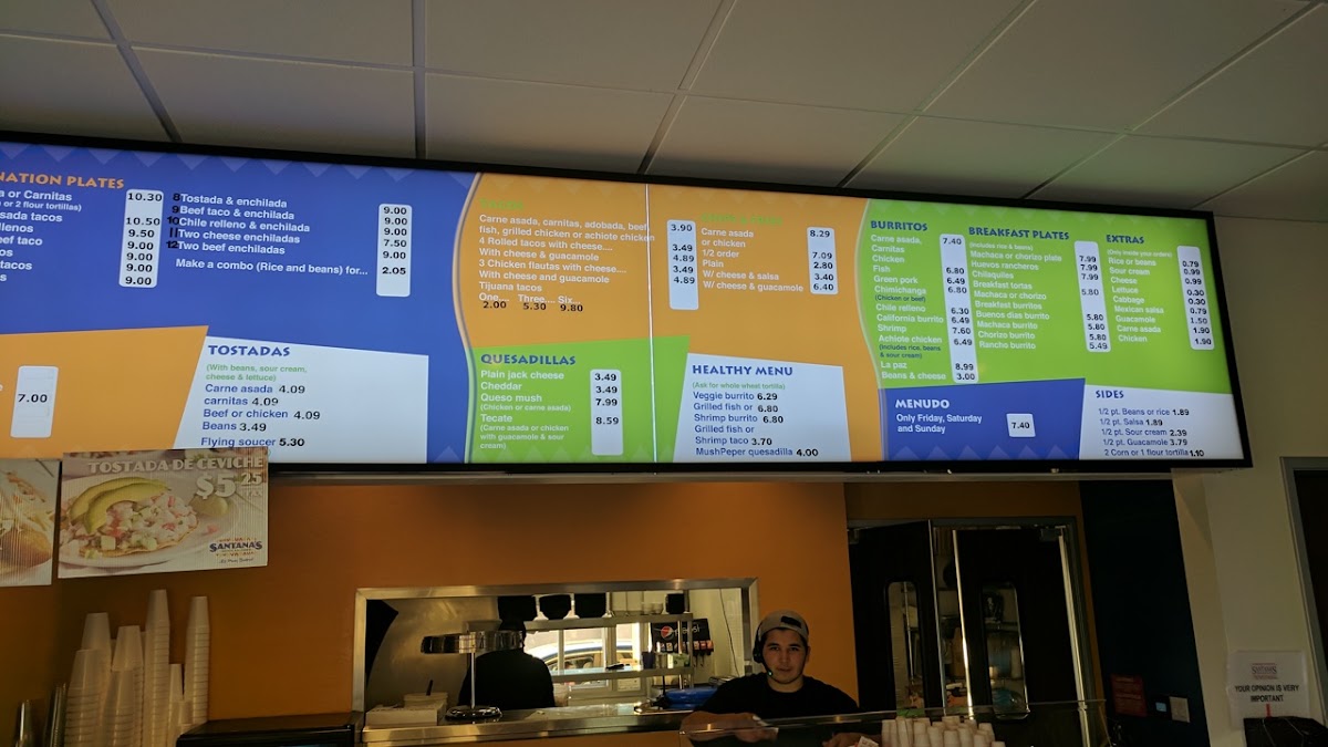 Santana's Mexican Grill Menu - Image 4